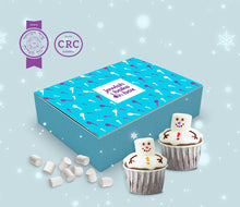 Load image into Gallery viewer, Melting Snowman Cupcake